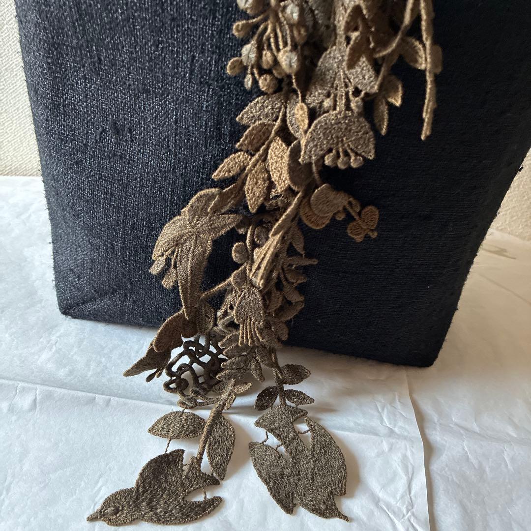 ミナペルホネン 生地使用　forest parade お散歩トートバッグ