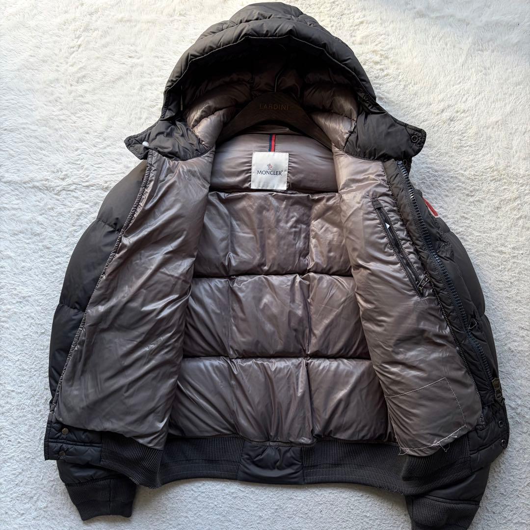 【激レア】モンクレール ダウンジャケット ALBERIC フランス国旗 グレー系