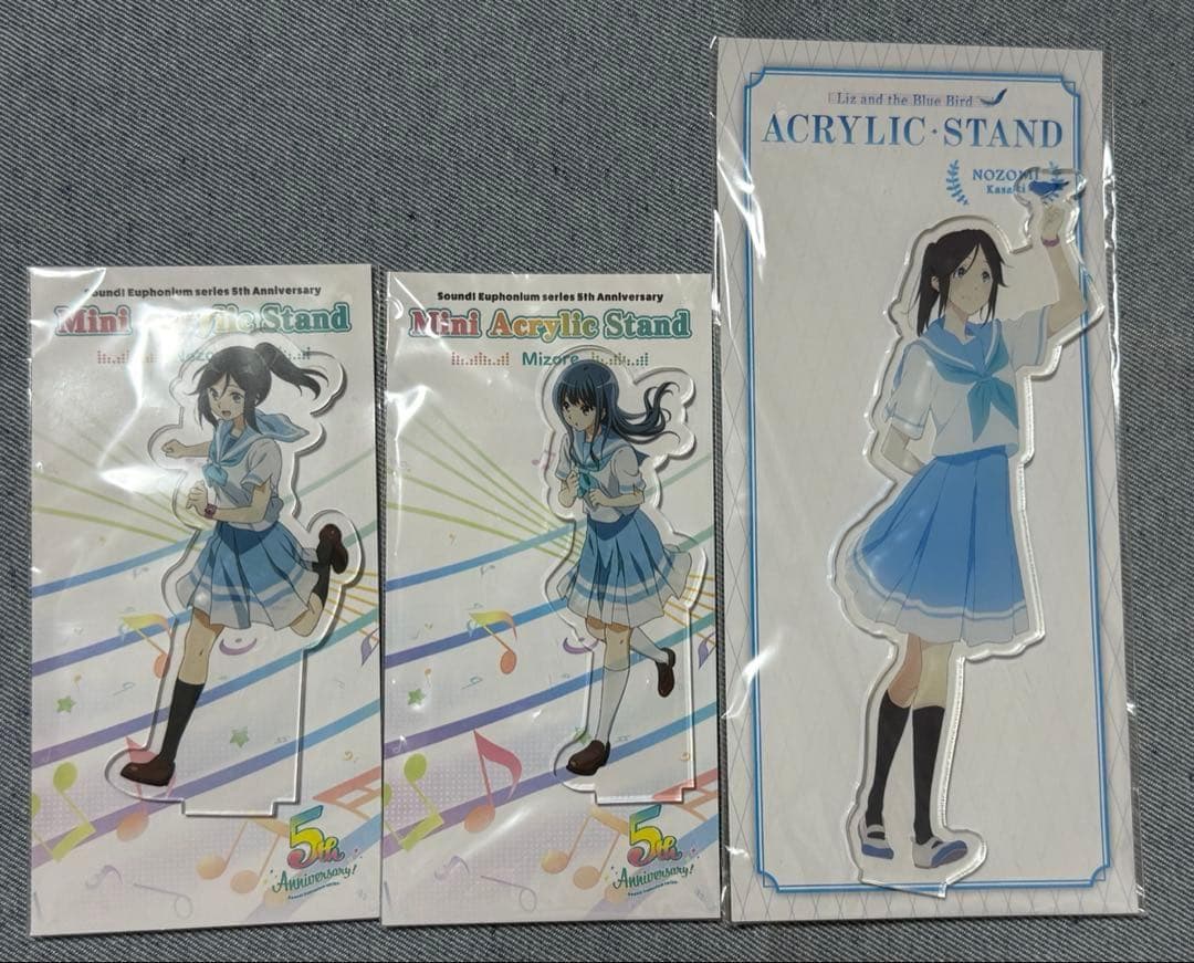 響け！ユーフォニアム アクスタ、タペストリー 傘木希美、鎧塚みぞれ 4点セット