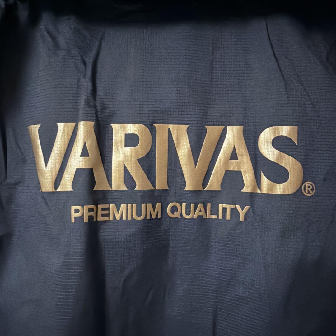【VARIVAS 】バリバス　ドライアーマー　フード付きレインウェア　釣具　黒M