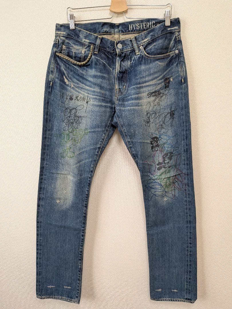 美品†Hysteric Glamour ×SKOLOCT コラボ限定デニム