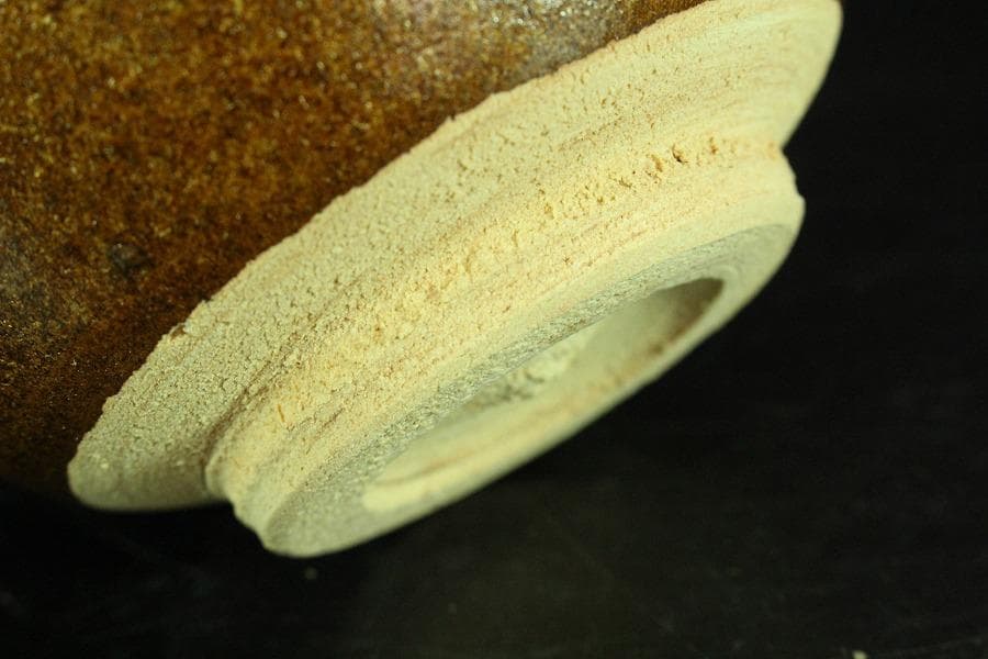 茶道具 清水正作 鉄釉 京焼 茶碗 煎茶 美品 共箱(K-YC426)