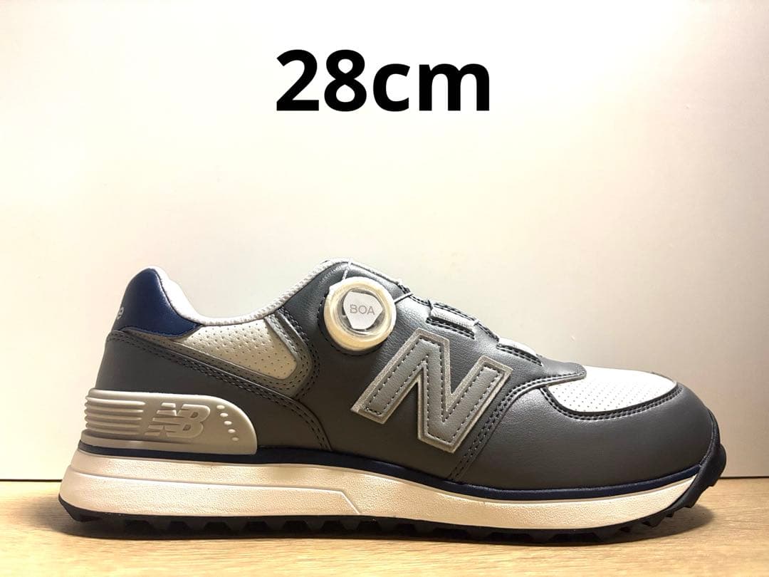 未使用 28cm 2E ニューバランスゴルフシューズUG574BJ4 グレー