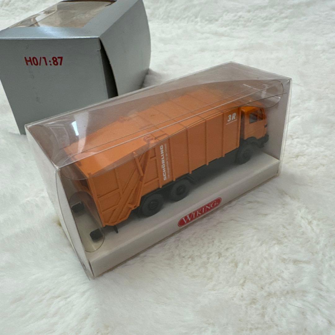 ドイツherpa miniatur社メルセデスベンツ ごみ収集車 ミニカーセット