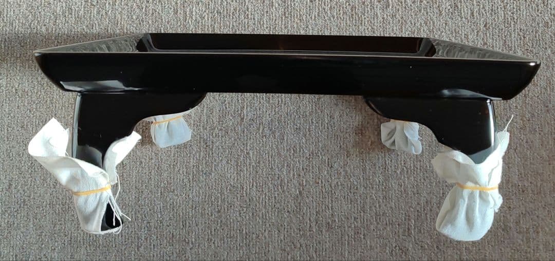 輪島塗　脚付き膳　五客