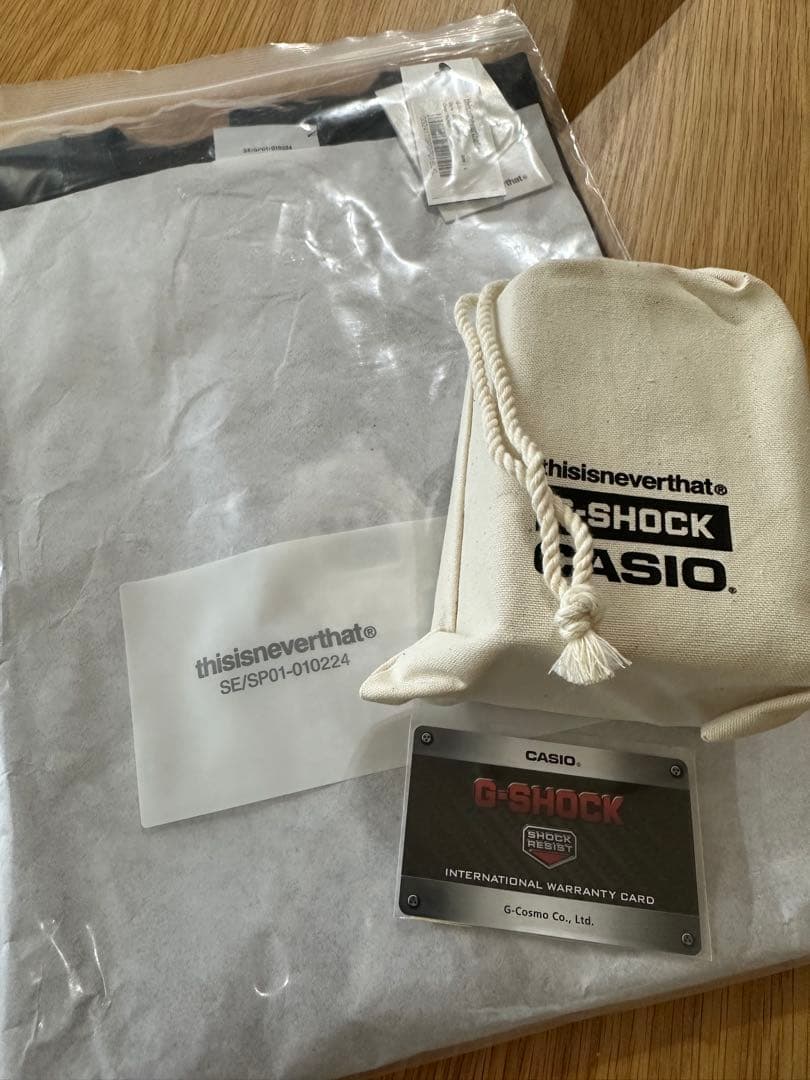 【Tシャツ付】G-SHOCK×thisisneverthatコラボモデル