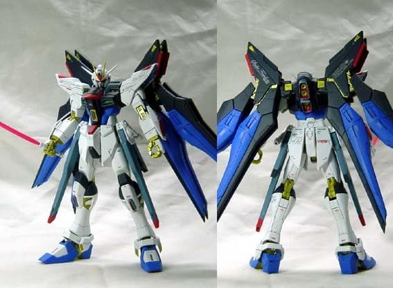 MG ストライクフリーダムガンダム / ガンプラ全塗装完成品