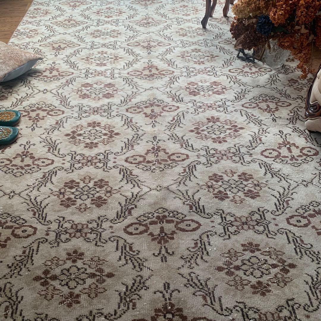 ぼーるちゃん様　超大判　262×167 モロッカンタイル　トルコヴィンテージラグ