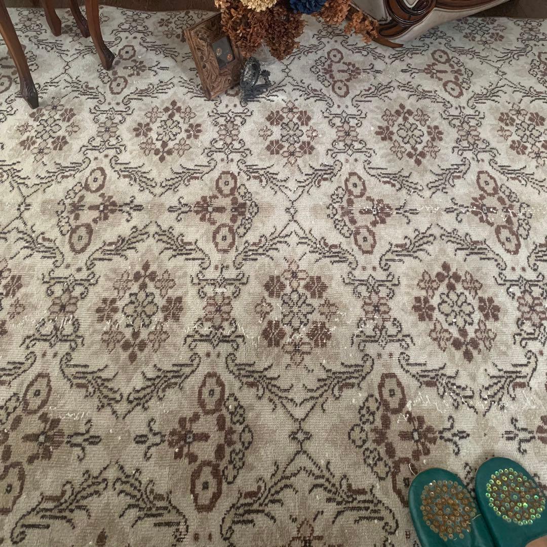 ぼーるちゃん様　超大判　262×167 モロッカンタイル　トルコヴィンテージラグ