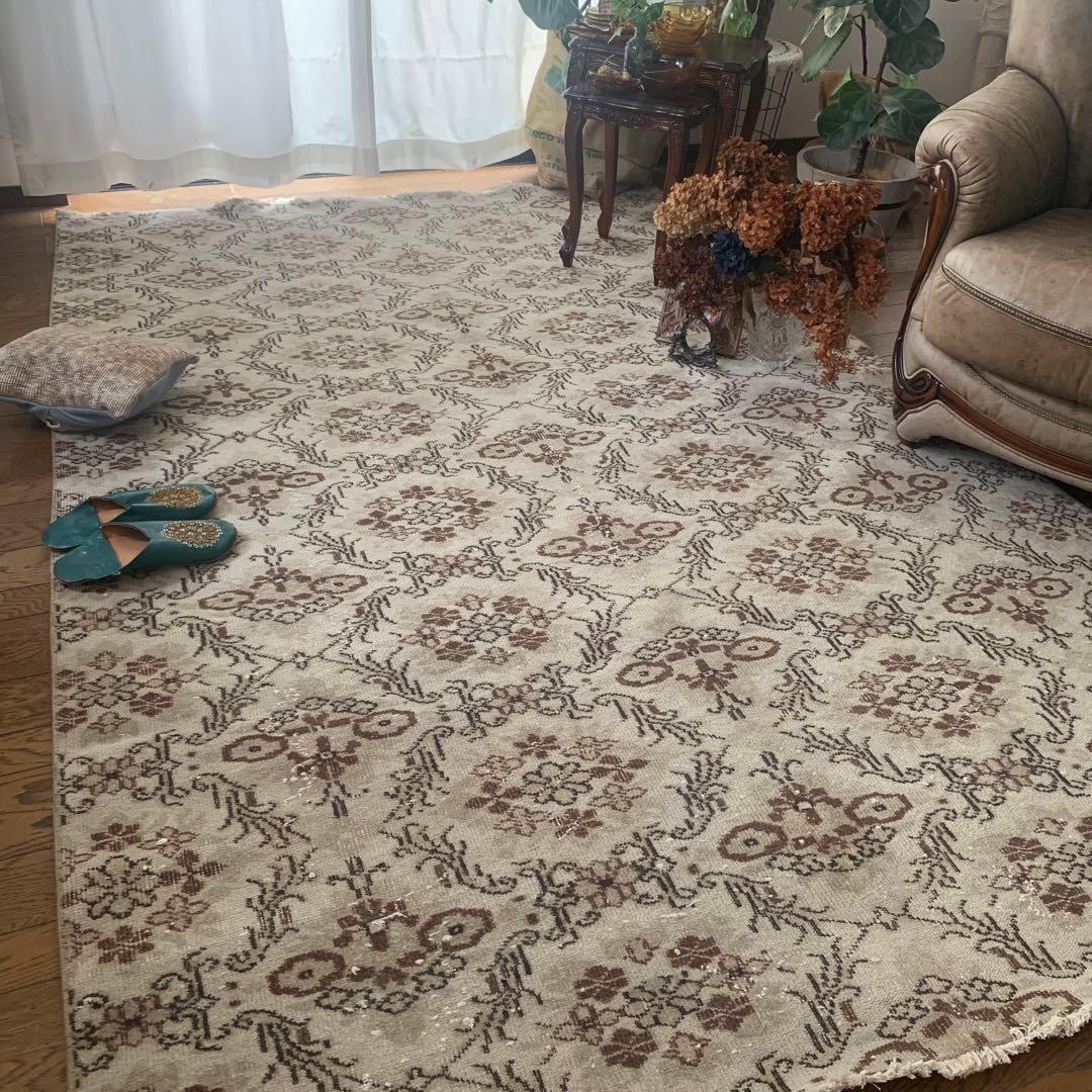 ぼーるちゃん様　超大判　262×167 モロッカンタイル　トルコヴィンテージラグ