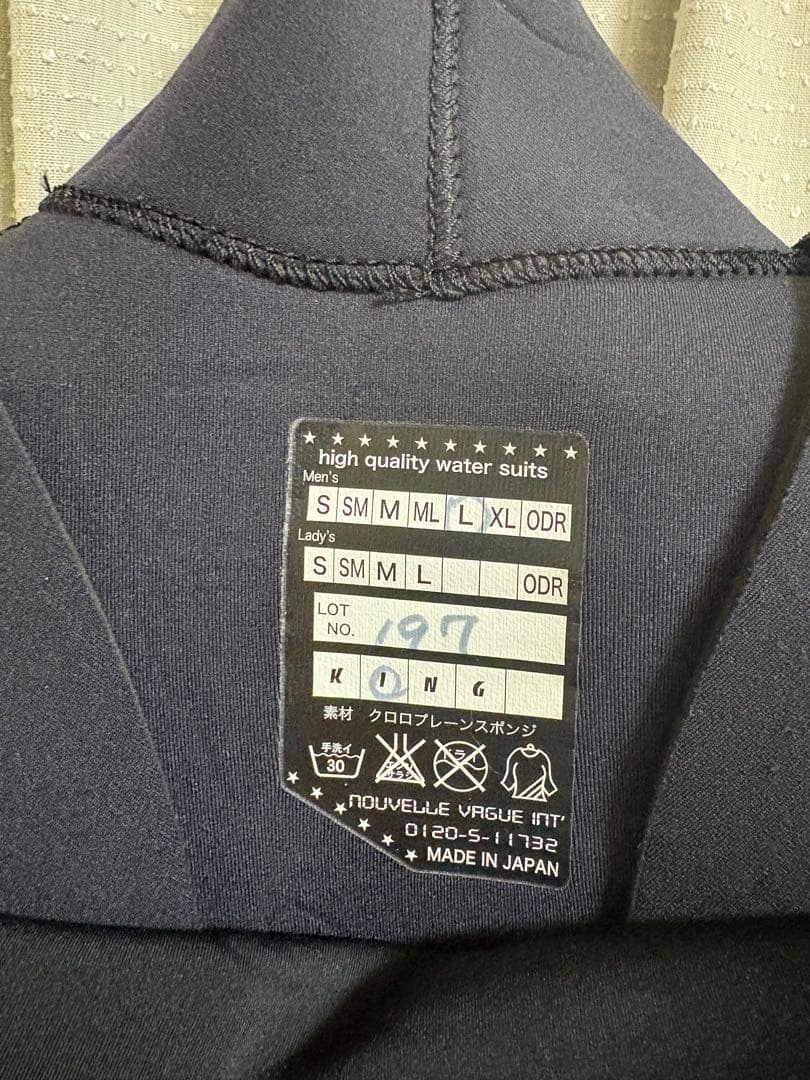 AIRTIGHT(エアタイト)5×3mm セミドライ メンズ Lサイズ