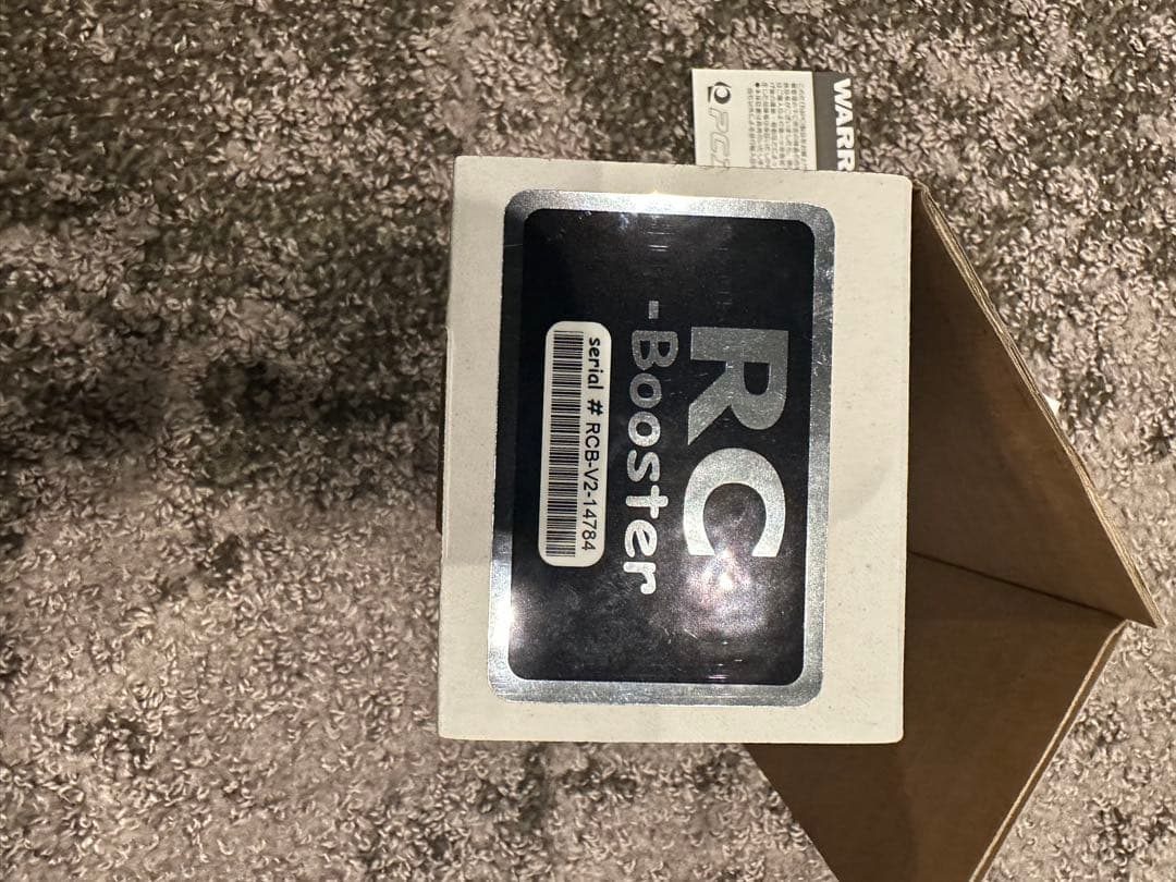 Xotic Effects RC Booster V2 25年8月購入