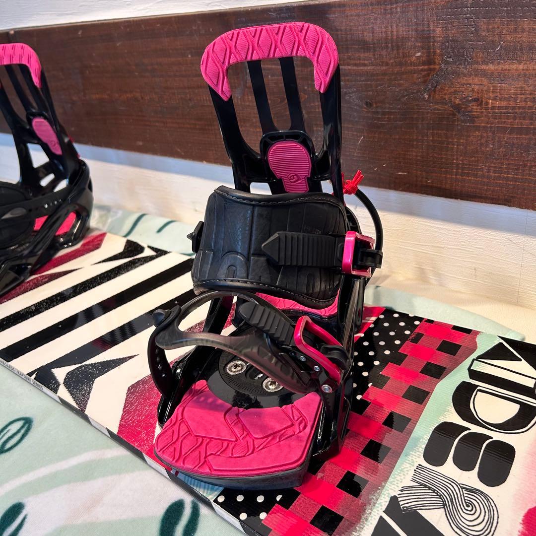 ☆美品☆ RIDE RAPTURE 143cm ビンディング　サロモン　Sサイズ
