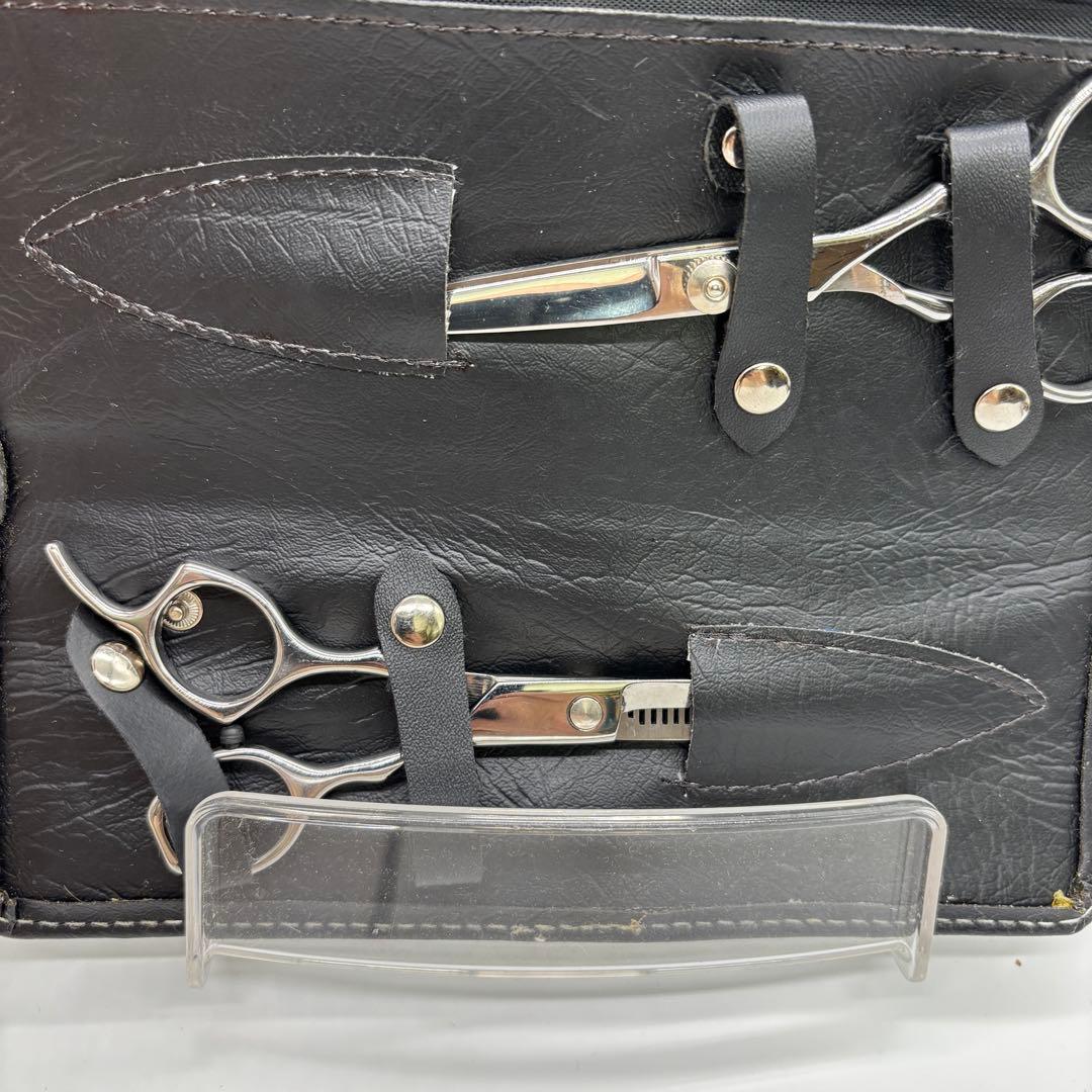 【ヘア~カット用】髪切はさみ美容師・理容師シザーハサミ切味抜群2本組（ケース付）