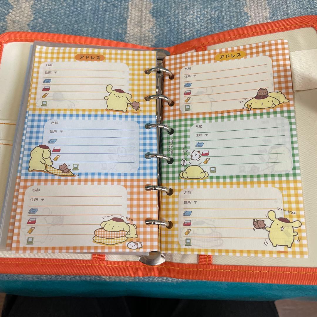 ポムポムプリン　システム手帳　　2000年　6穴