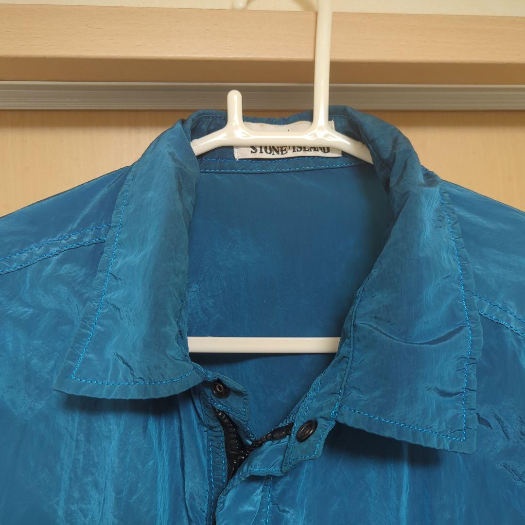 STONE  ナイロンジャケット 青