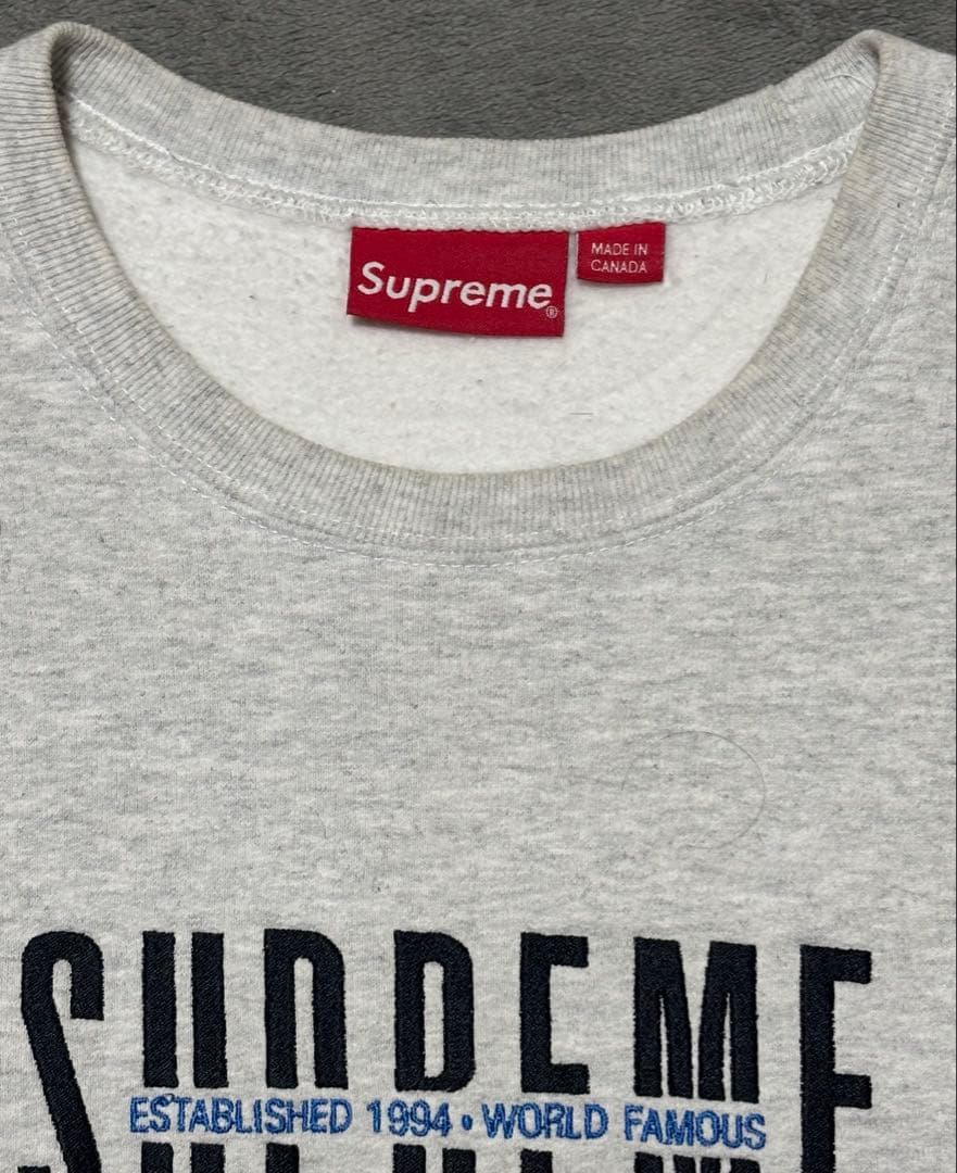 あと2時間‼️の特価‼️Supreme トレーナー グレー S