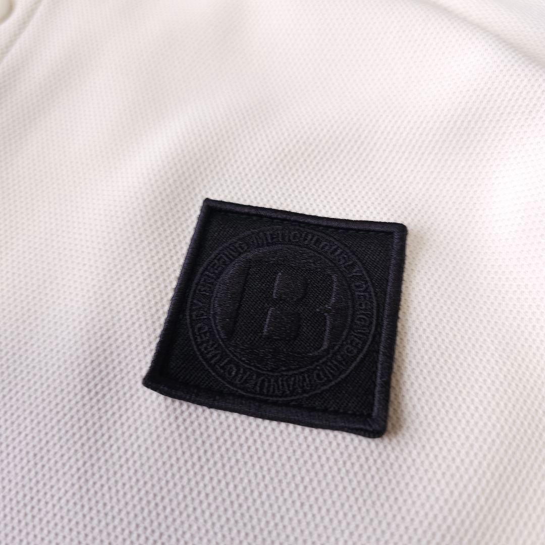 【ブリーフィング】2025年人気ロゴマークワッペン 半袖ゴルフポロシャツM