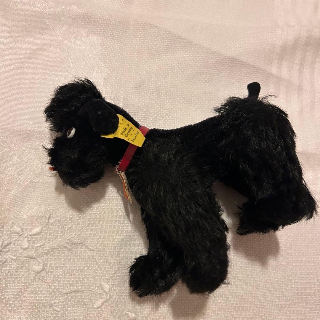 シュタイフ 黒いプードルのSnobbyヴィンテージSteiff