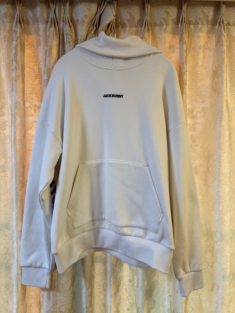【大きめ】６号JACK BUNNY フード付きホワイトトレーナー