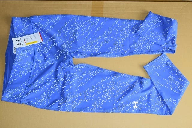 ◆UA◆レディスレギングスWＲＮ2503◆水色・ＭD◆４割引即決！◆