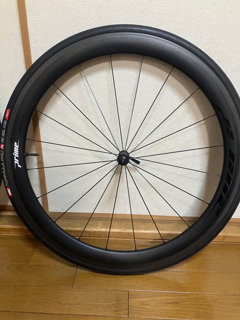 prime カーボンホイール ブラックエディション リムブレーキ チューブレス