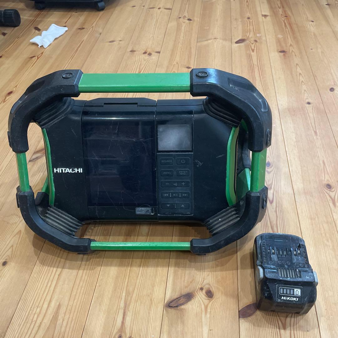 ハイコーキ❗️コードレスラジオUR18DSDL バッテリー一個付き‼️