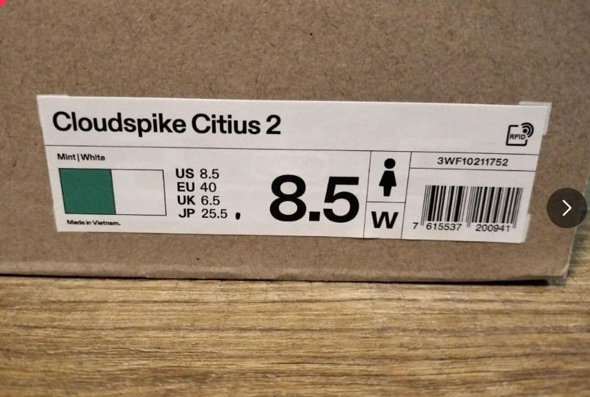 On クラウドスパイク シティウス 2　25.5cm