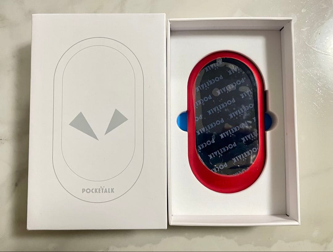 【新品未使用】POCKETALK Wシリーズ　翻訳機 レッド 本体