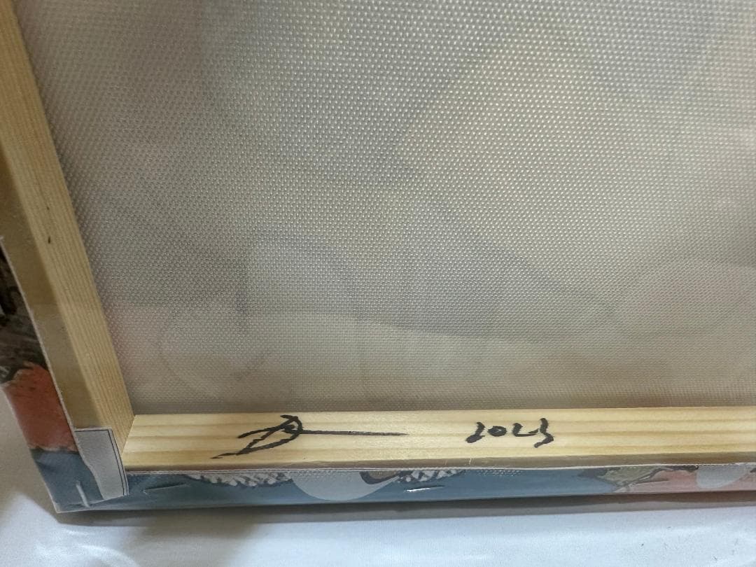 【世界限定100枚】DEATH NYC 布製額付き 現代アート KAWS アリス