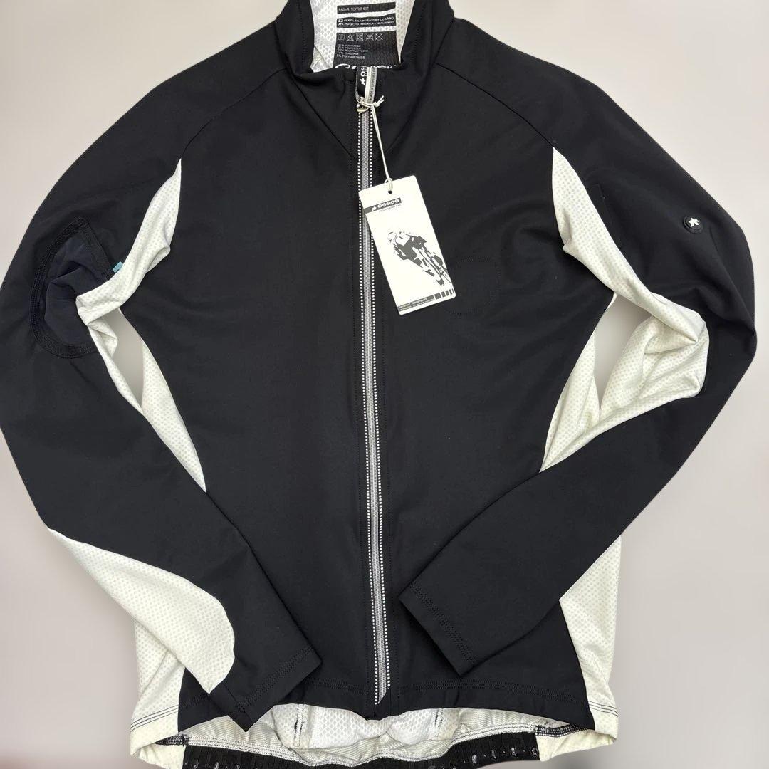 【新品】アソス　サイクルジャケット ブラック/ホワイト