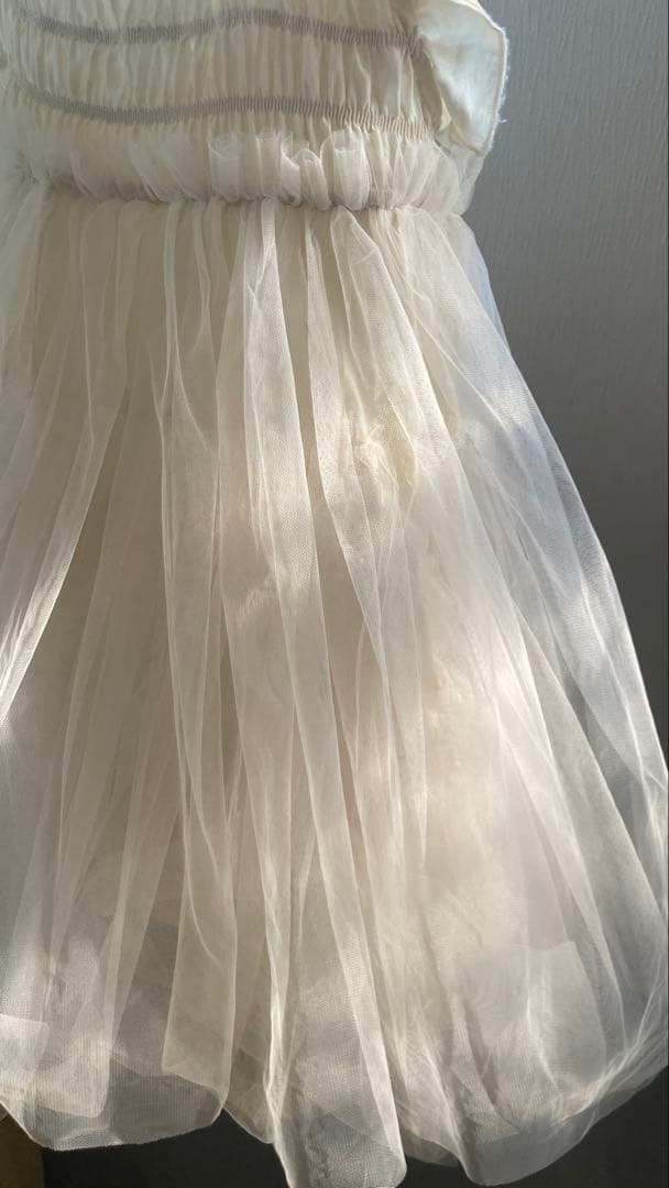 美品　PERNA チュールギャザーキャミソール　ペルナ