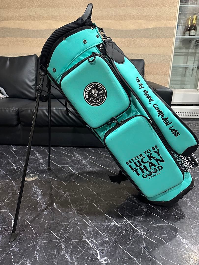 DEVEREUX GOLF ターコイズ ゴルフバッグ　キャディバッグ