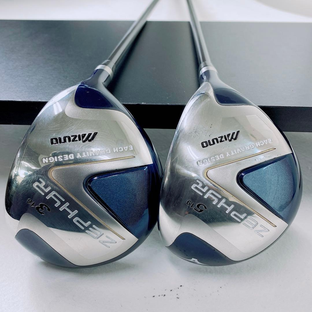 ミズノ　フェアウェイウッド　ゼファー　R 3w 5w N2492