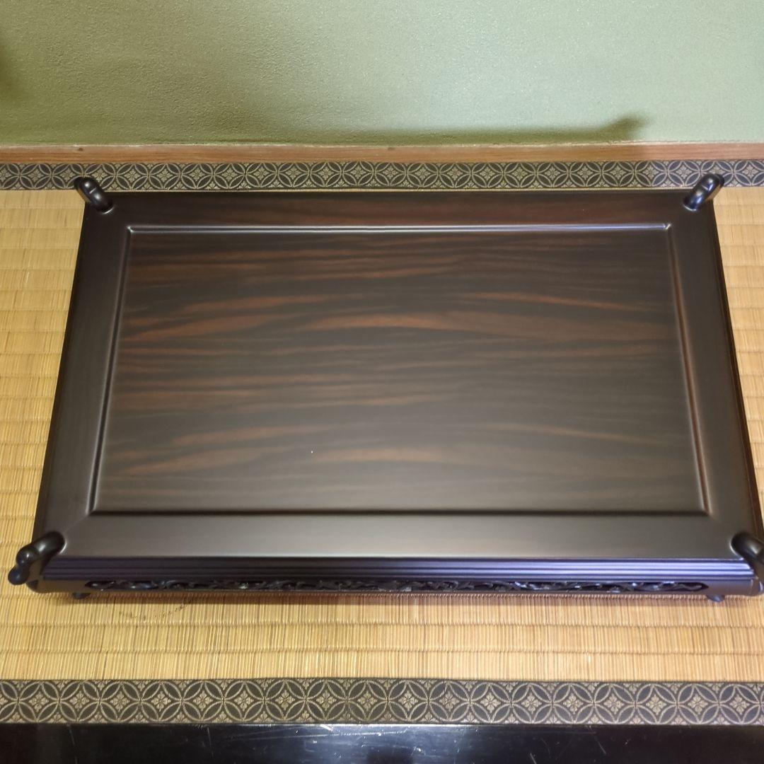 jackyさま専用、花台、黒檀無垢、新品、箱入り