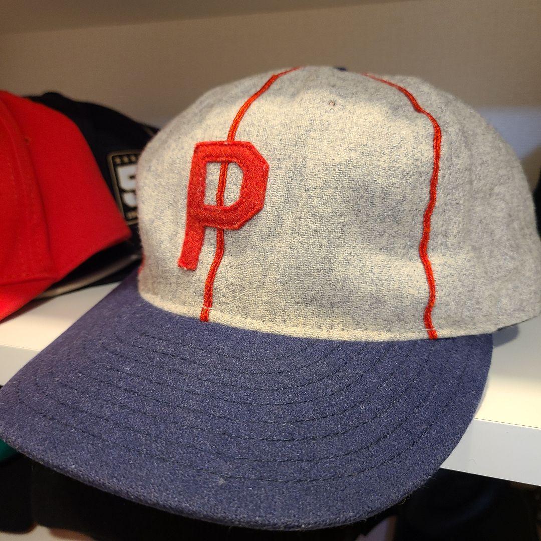 【90's‼️ヴィンテージ‼️】エベッツフィールド×Pロゴ×ウールキャップ