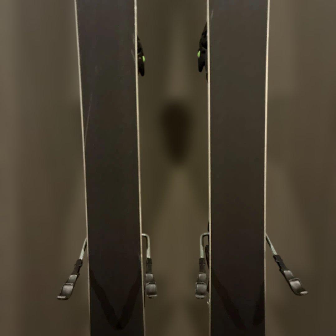 K2 スキー板 165cm ブラック/グリーン ターボチャージャー