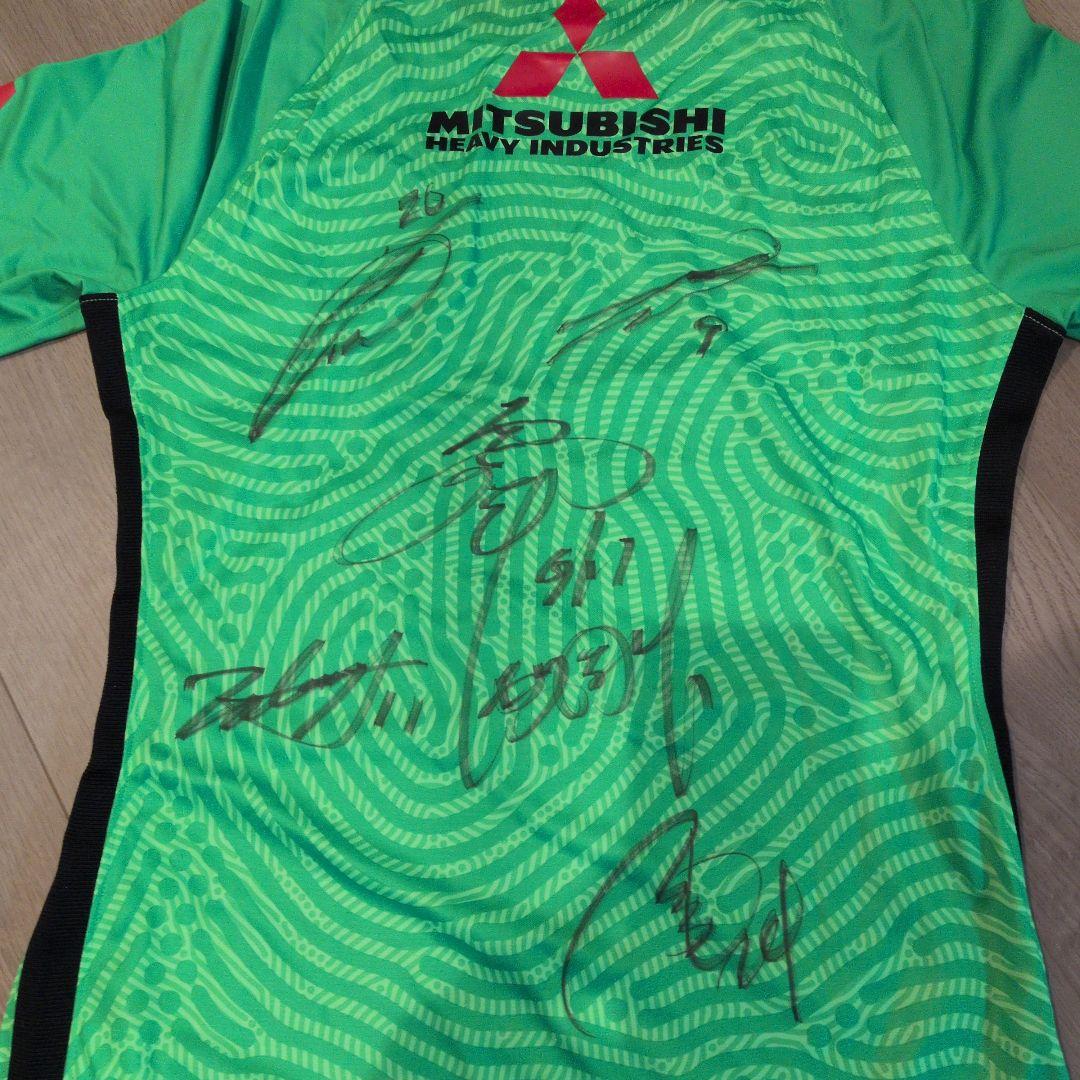 【新品】ナイキ 浦和レッズ オーセンティックユニフォーム L　選手サイン入り