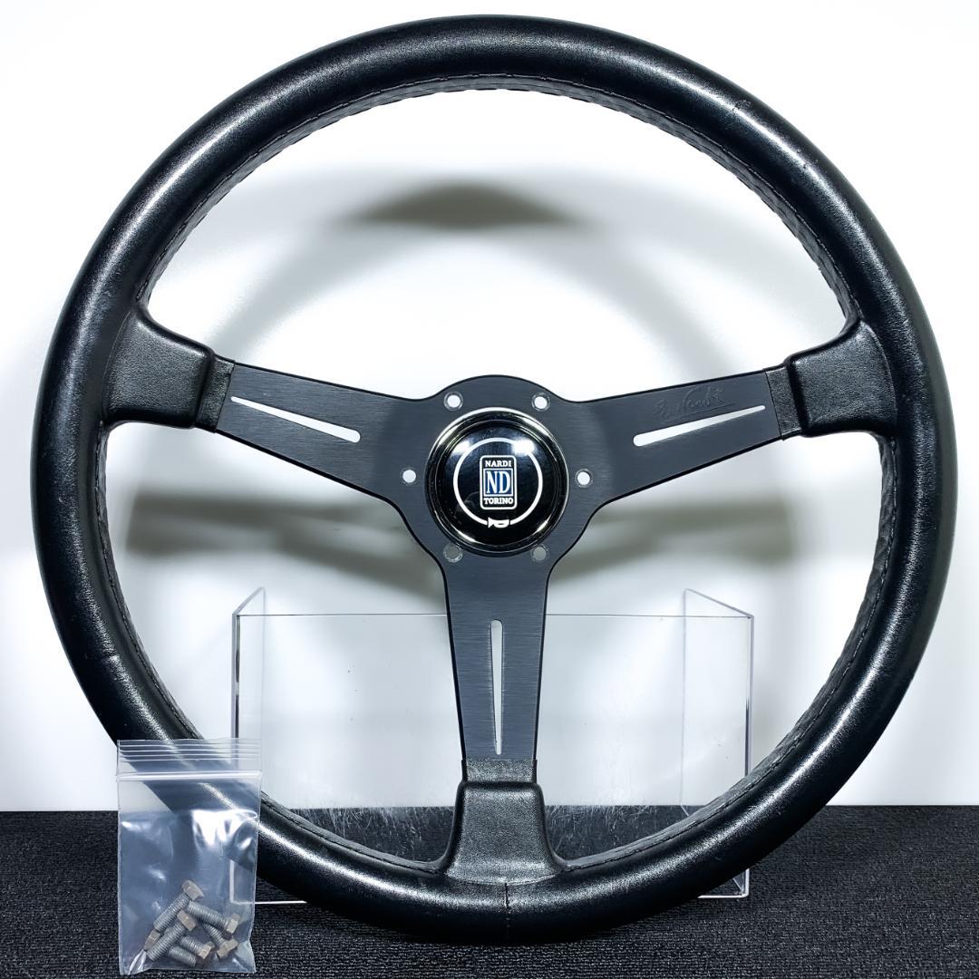 ナルディ クラシック ブラックスポーク ステアリング 良品 36.5Φ 正規