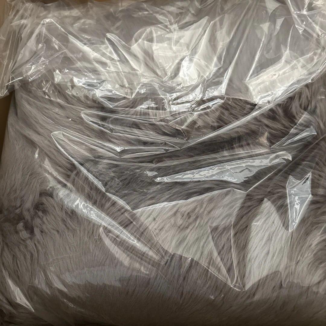 【クリーニング済】UGG シープスキン エリアラグ ダブル　グレー