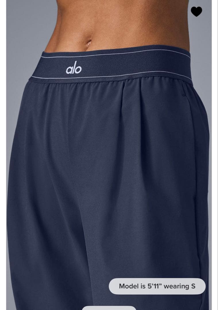 正規品未使用Alo yogaヨガパンツ　ネイビー　Sサイズ　long アローヨガ