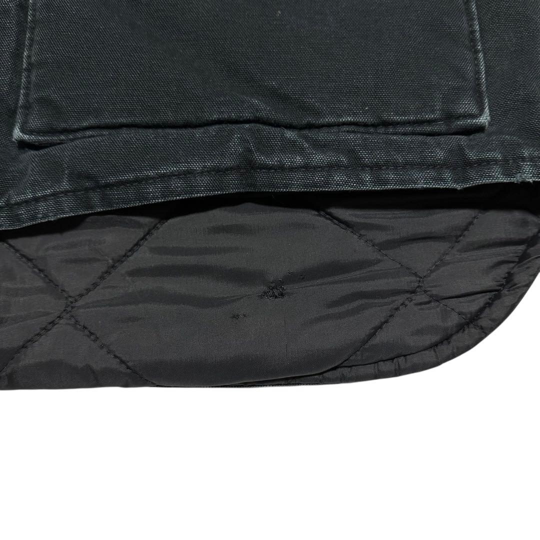 00s USA製 カーハート 腰ゴム　ダックベスト V01BLK