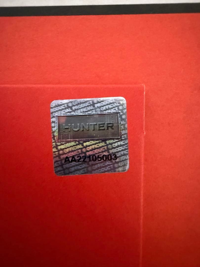 HUNTER ブラック 長靴 25cm UK6 新品・未使用