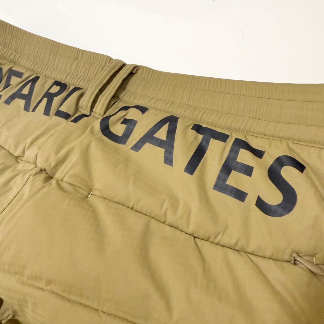 パーリーゲイツ　パンツ　中綿　ストレッチ　ベージュ　防寒　サイズ6　メンズ