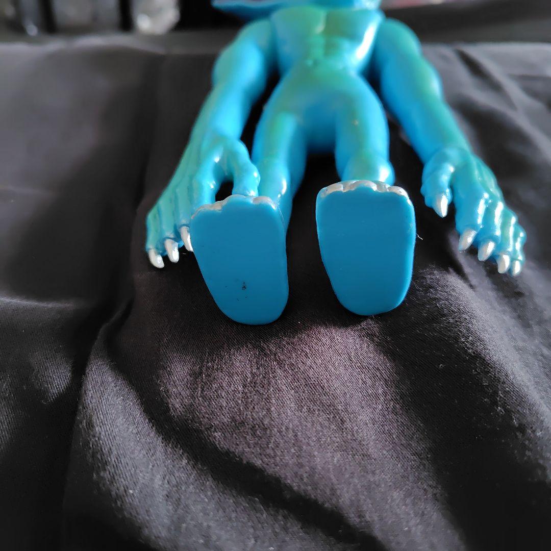 マーミット　宇宙人　青い怪獣フィギュア １９９７