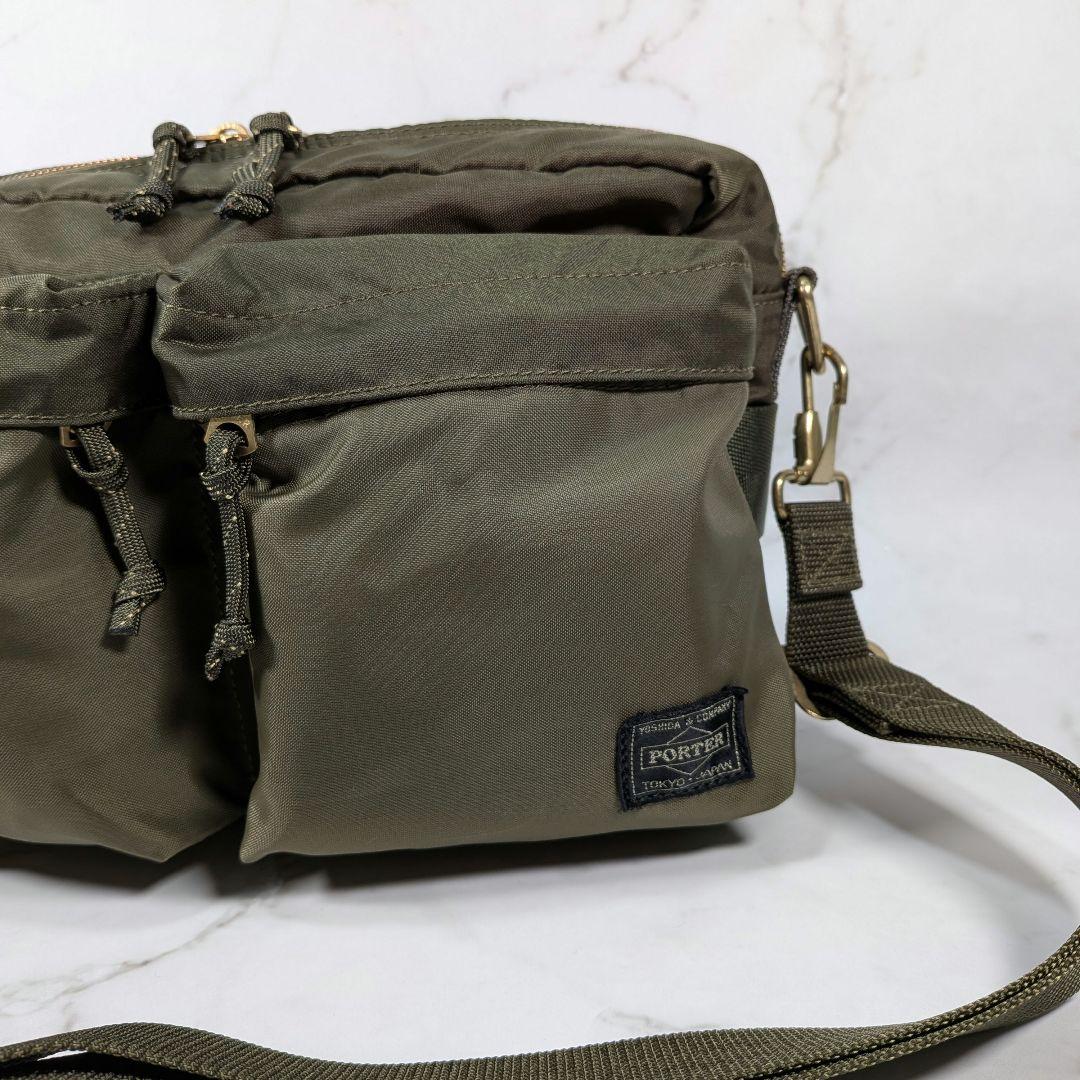 PORTER ポーター フォース ショルダーバッグ（S） オリーブドラブ 日本製