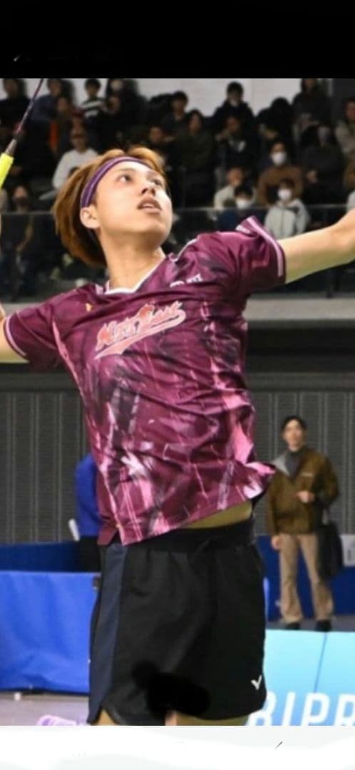 完売XL【奈良岡選手着用正規品】ビクター ゲームシャツ T-55000