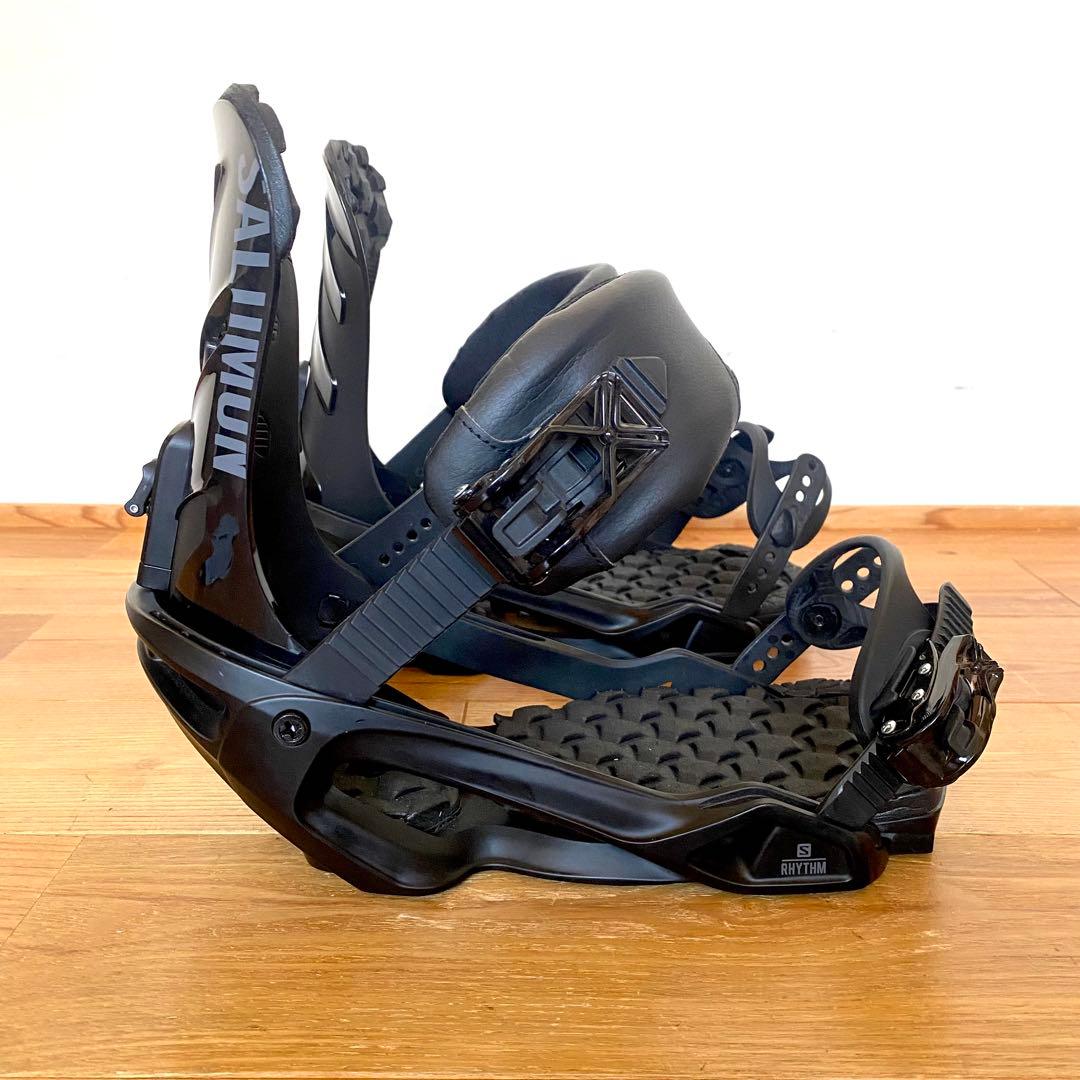 美品 SALOMON RHYTHM サイズM スノーボード ビンディング 黒