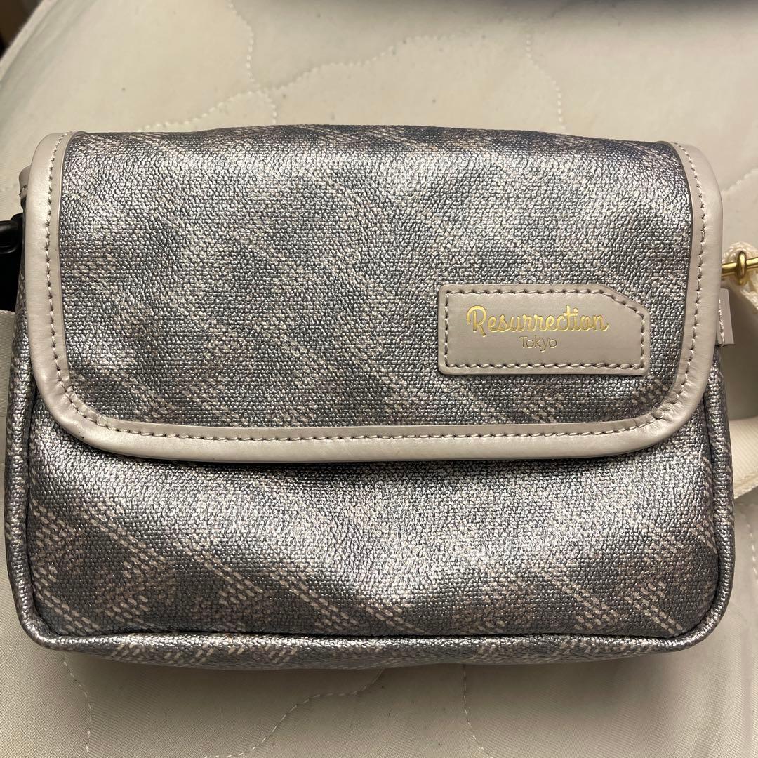 レザレクション Aix No.2 ウエストポーチ シルバーグレー 完売カラー