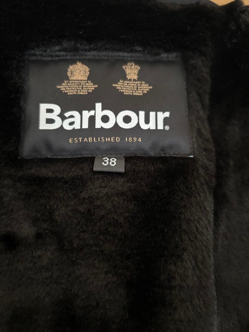 Barbour ファーベスト 38 黒 M
